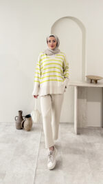 Çizgili Kazak - Görsel 3