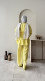 Belden Bağlamalı Takım - Sarı - Görsel 3