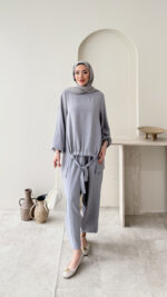 Şalvar Takım - Gri