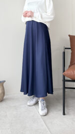 Niva Saten Etek - Lacivert - Görsel 2