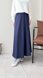 Niva Saten Etek - Lacivert - Görsel 3