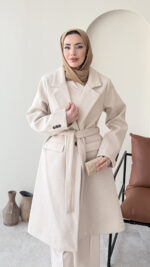 Nola Kaşe Kaban - Taş - Görsel 4