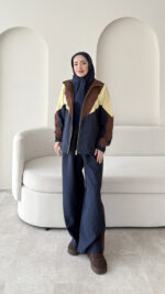 Velin Paraşüt Takım - Lacivert&Sarı