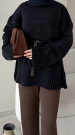 Hola Triko Kazak - Koyu Lacivert - Görsel 7