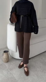 Hola Triko Kazak - Koyu Lacivert - Görsel 9