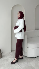 Hola Triko Kazak - Beyaz - Görsel 4