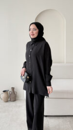 Liona Modal Takım - Siyah - Görsel 5