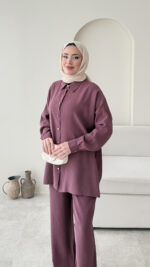 Liona Modal Takım - Mürdüm - Görsel 5