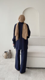 Liona Modal Takım - Lacivert - Görsel 5