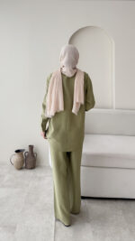 Milan Modal Takım - Yeşil - Görsel 3