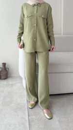 Milan Modal Takım - Yeşil - Görsel 6