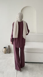 Milan Modal Takım - Mürdüm - Görsel 3