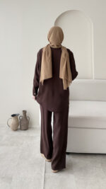 Milan Modal Takım - Kahve - Görsel 3