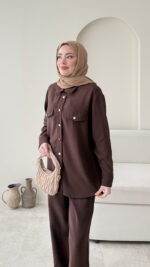 Milan Modal Takım - Kahve - Görsel 4