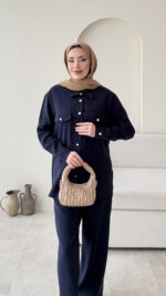 Milan Modal Takım - Lacivert - Görsel 4