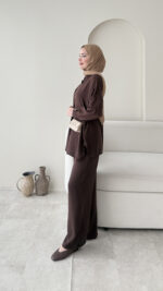 Rova Modal Takım - Kahve - Görsel 2