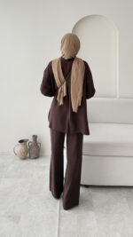 Rova Modal Takım - Kahve - Görsel 3