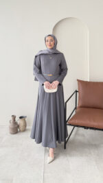 Liora Pensli Scuba Elbise - Antrasit