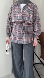 Oduncu Gömlek - Gri - Görsel 3