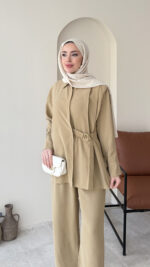 Rasha Modal Takım - Camel - Görsel 3