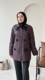 Flower Ceket - Mürdüm - Görsel 2