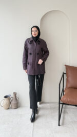 Flower Ceket - Mürdüm - Görsel 4