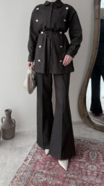 Noyan Denim Takım - Kahve - Görsel 5