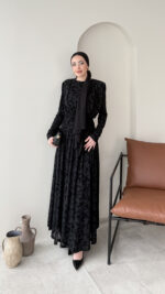 Moon Tasarım Elbise - Siyah