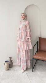 Viona Tasarım Elbise - Pembe