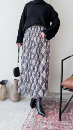 Oven Şifon Etek - Mor - Görsel 2