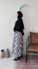 Oven Şifon Etek - Mor - Görsel 5