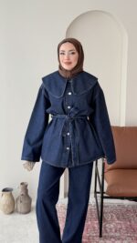 Babel Kot Takım - Lacivert - Görsel 4