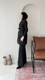 Penta Blazer Yelekli Takım – Siyah - Görsel 2