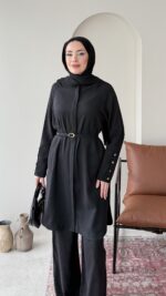 Bade Kemerli Takım - Siyah - Görsel 4