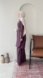 Bade Kemerli Takım – Mürdüm - Görsel 2