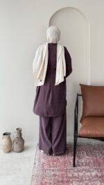 Bade Kemerli Takım – Mürdüm - Görsel 3