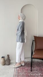 Piya Gömlek - Gri - Görsel 4