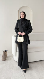 Pira Bağlamalı Scuba Takım - Siyah - Görsel 3