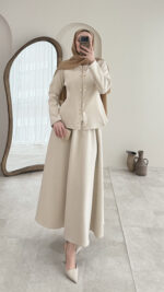 Leile Scuba Takım - Taş - Görsel 6