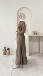 Wenessa Elbise - Vizon - Görsel 2