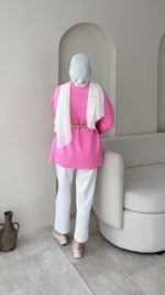 Hola Triko Kazak - Şeker Pembe - Görsel 6