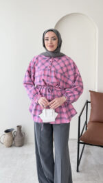 Oduncu Gömlek - Pembe - Görsel 2