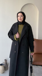 Kığıl Trenç - Siyah - Görsel 4