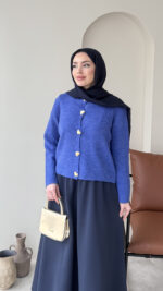 Love Mini Hırka - Mavi - Görsel 2