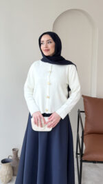 Love Mini Hırka - Ekru - Görsel 2