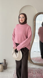 Hola Triko Kazak - Pembe