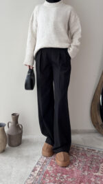 Hola Triko Kazak - Krem - Görsel 6