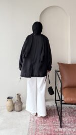 Rela Gold Detaylı Ceket - Siyah - Görsel 7