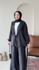 Tulya Tensel Takım - Siyah ( Ön Sipariş tedarik süreci 10 gündür ) - Görsel 4