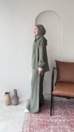 Tulya Tensel Takım - Haki ( Ön Sipariş tedarik süreci 10 gündür ) - Görsel 2